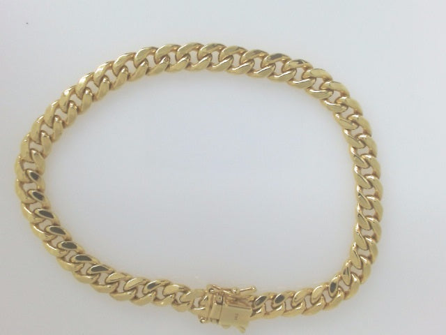 14k Yellow Gold Men's Bracelet 9.3g