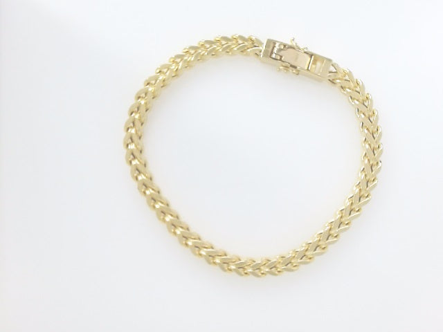 14k Yellow Gold Men's Bracelet 16g