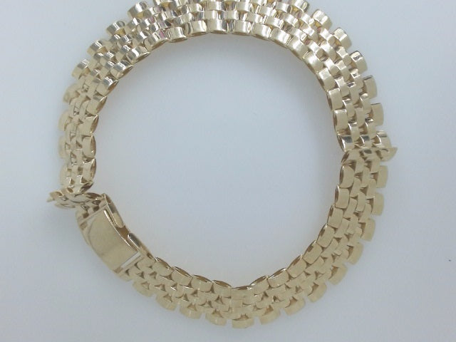 14k Yellow Gold Men's Bracelet 16.4g
