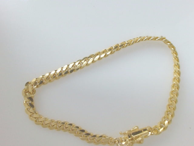 14k Yellow Gold Men's Bracelet 16.5g