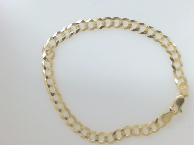 14k Yellow Gold Men's Bracelet 7.4g