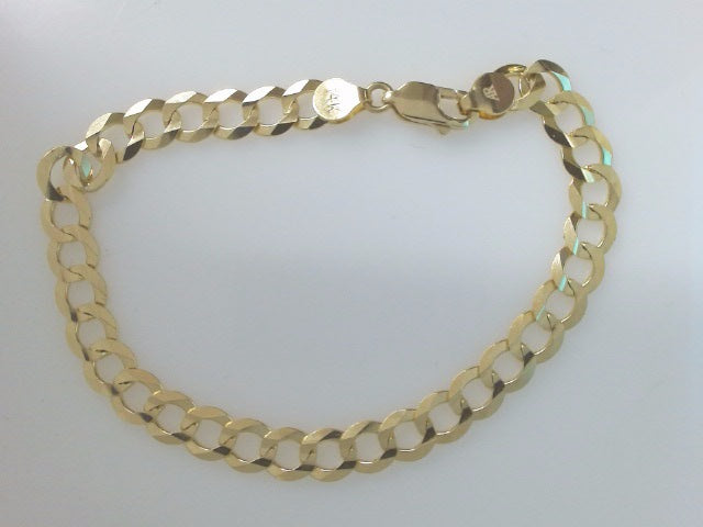 14k Yellow Gold Men's Bracelet 10.1g