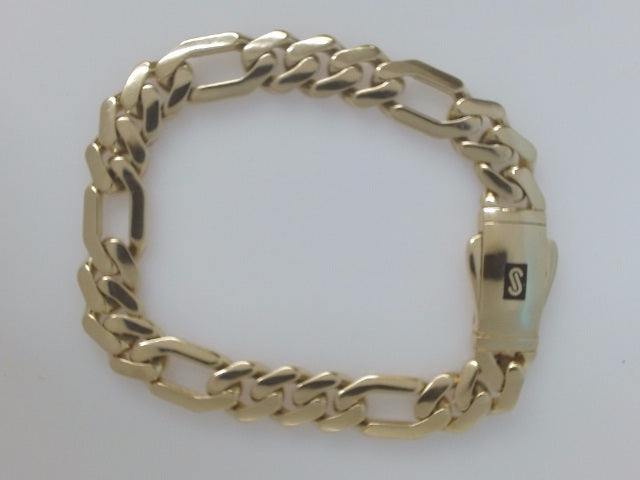 14k Yellow Gold Men's Bracelet 11.6g