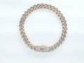 14k Yellow Gold Men's Monaco Bracelet 17.6g
