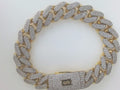 14k Yellow Gold Men's Monaco Bracelet 31.9g