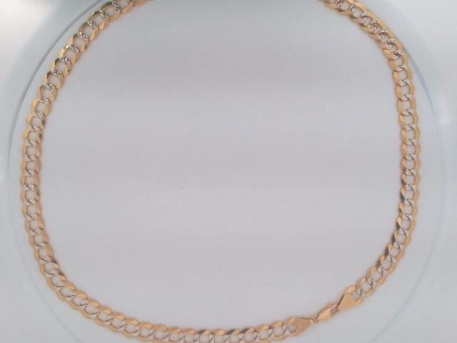 14k Yellow Gold Unisex Cadena Corte Filo 51.8g