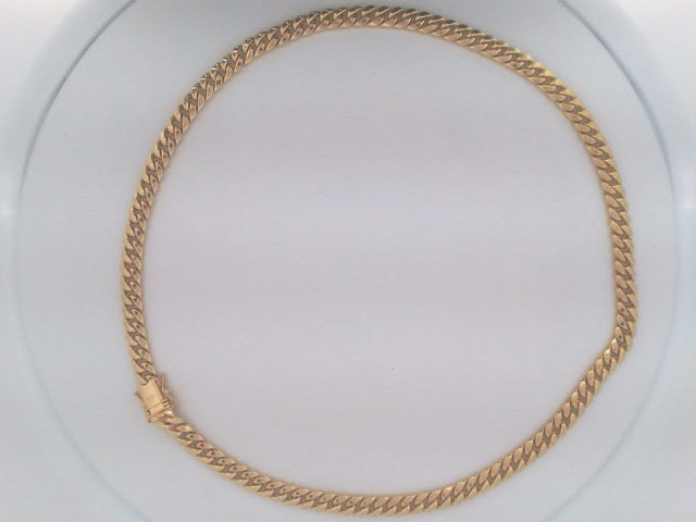 14 KT CADENA CUBANA SEMISOLIDA CIRRE CAJA