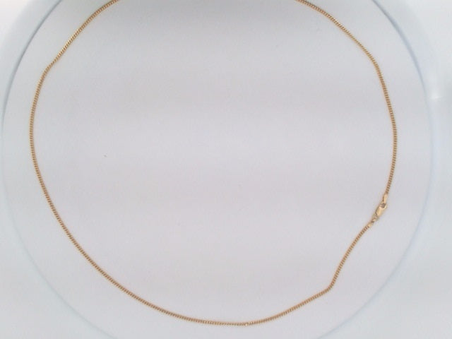 14 KT CADENA CUBANA SOLIDA DE FABRICA
