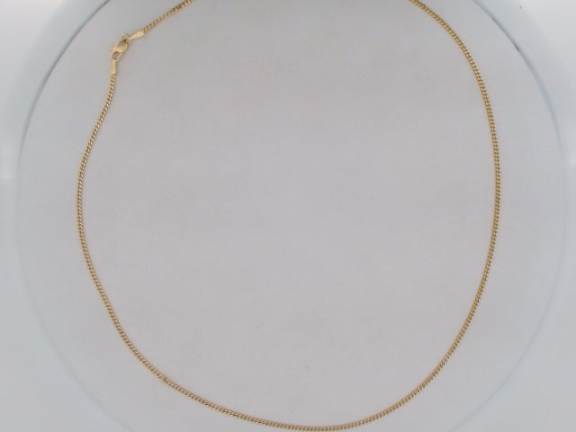 14 KT CADENA CUBANA SOLIDA DE FABRICA