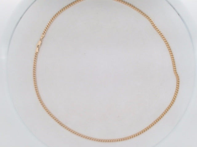 14 KT CADENA CUBANA SOLIDA DE FABRICA