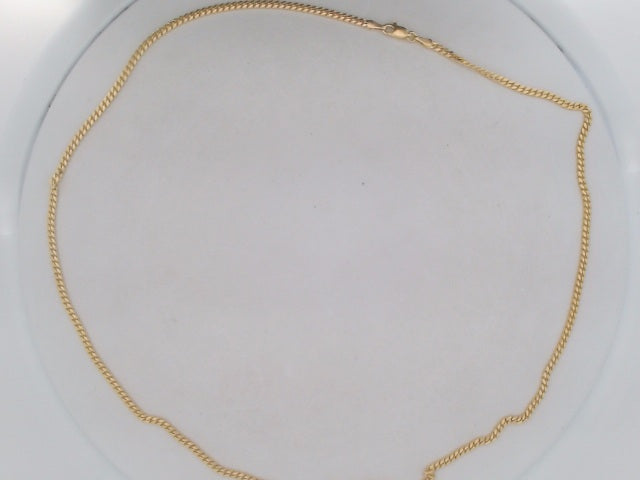 14 KT CADENA CUBANA SOLIDA DE FABRICA