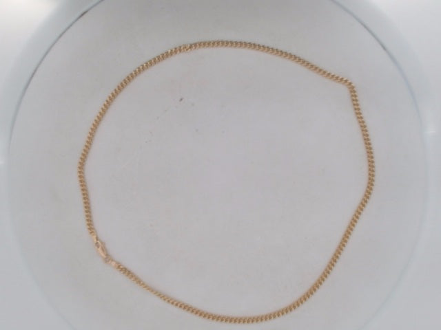 14 KT CADENA CUBANA SOLIDA DE FABRICA