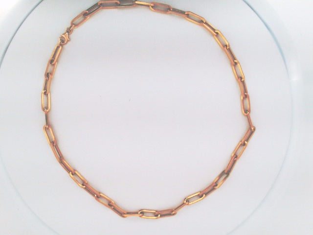 14 KT CADENA PAPERCLIP