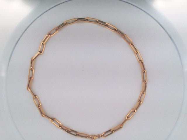 14 KT CADENA PAPERCLIP