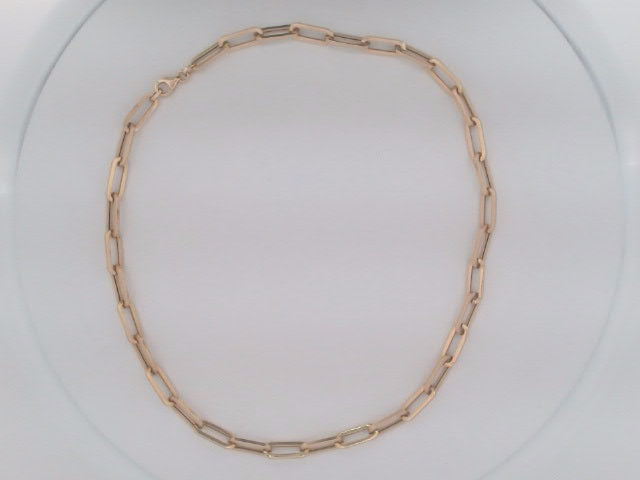 14 KT CADENA PAPERCLIP