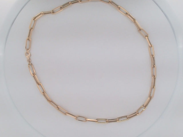14 KT CADENA PAPERCLIP