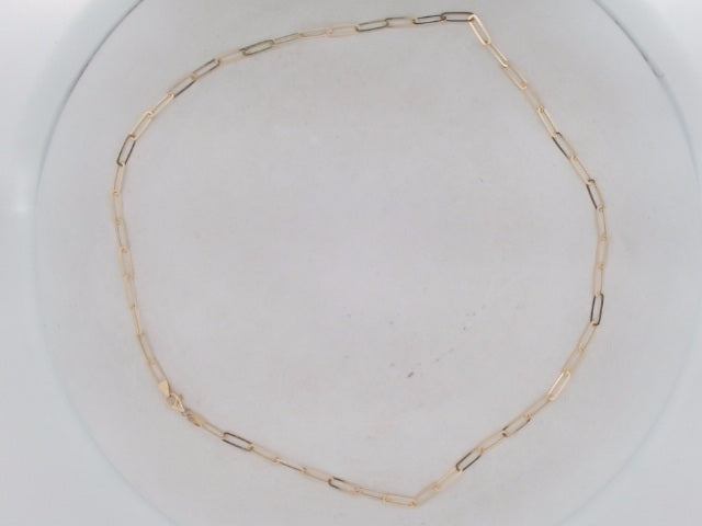 14 KT CADENA PAPERCLIP
