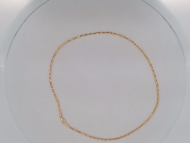 14 KT CADENA COLA DE RATON