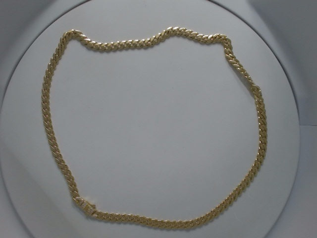 14k Yellow Gold Cadena Romanij 18.9g