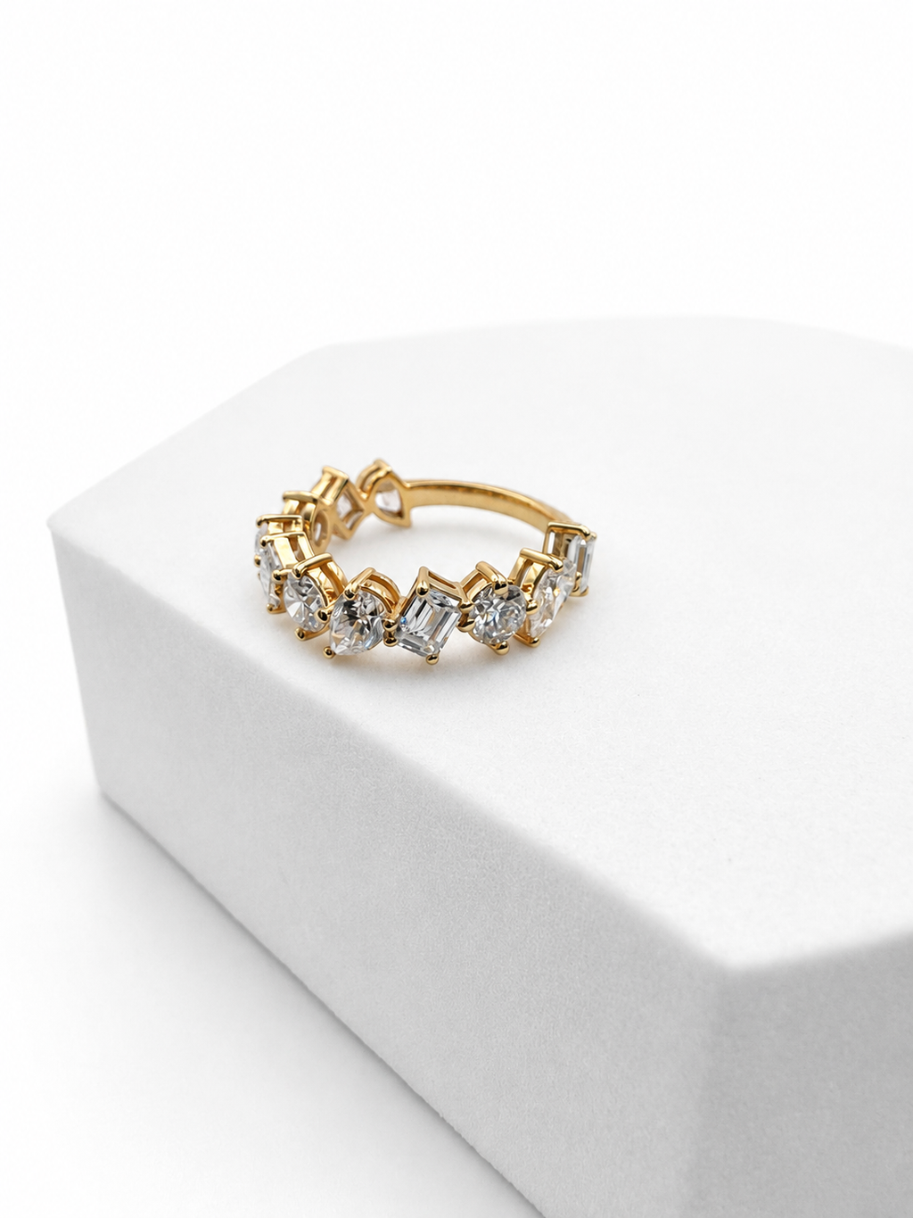 14K ANILLOS DE DIAMANTES DE LABORATORIO