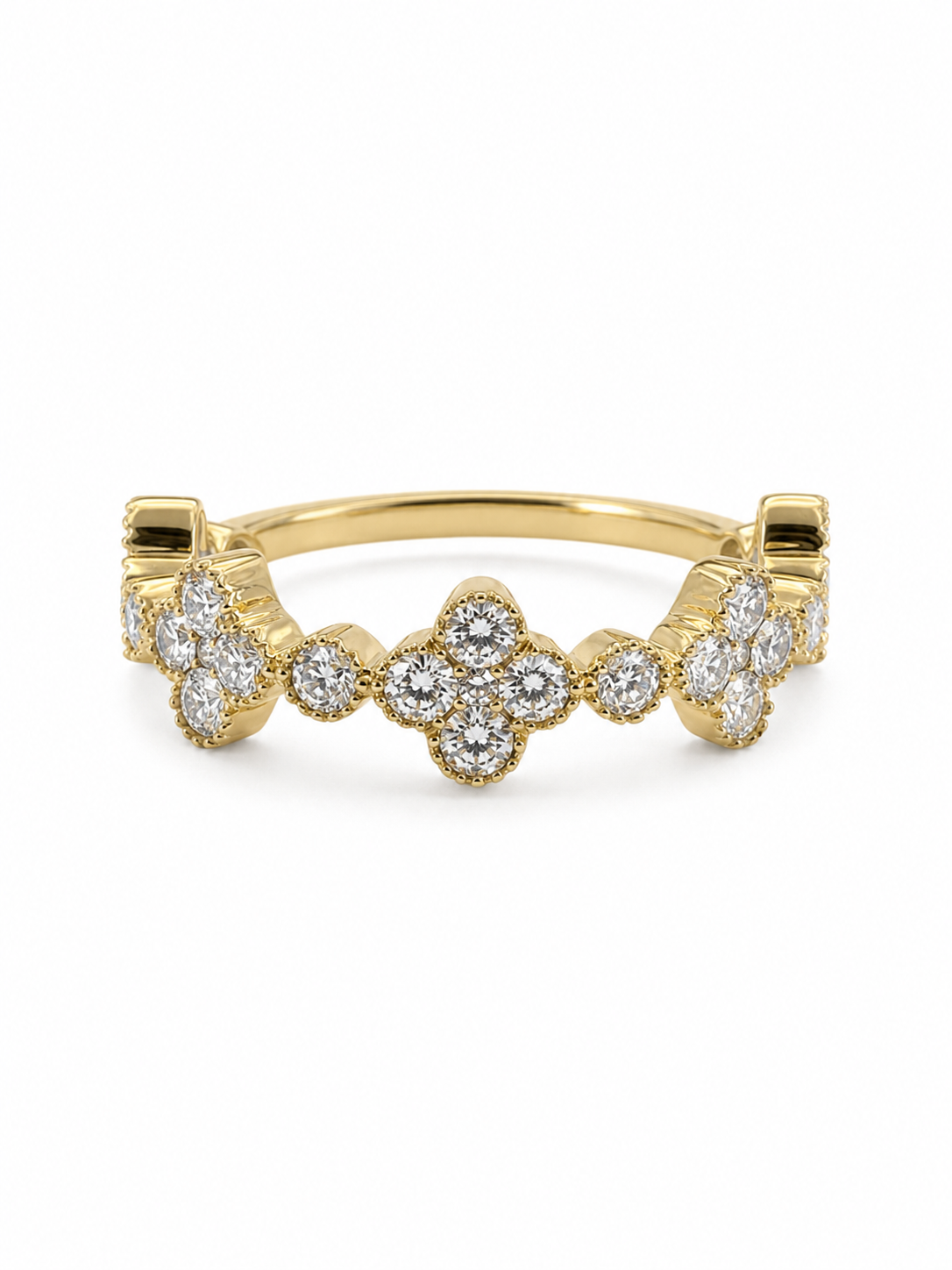 14K ANILLOS DE DIAMANTES DE LABORATORIO