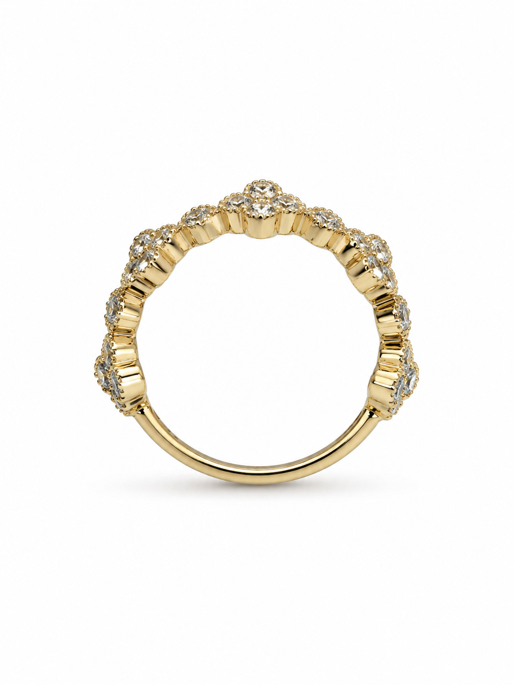 14K ANILLOS DE DIAMANTES DE LABORATORIO