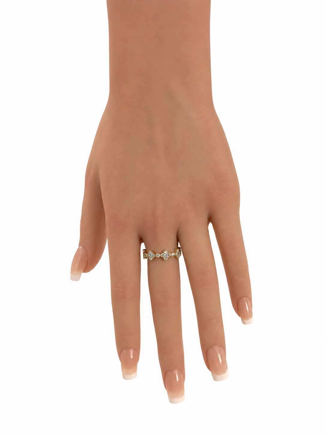 14K ANILLOS DE DIAMANTES DE LABORATORIO