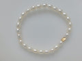14k Yellow Gold Pulsera De Cuero 0.6g