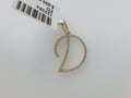 14k Yellow Gold Cadena Con Dije Diamante 6.3g