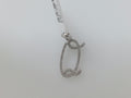14k Yellow Gold Cadena Con Dije Diamante 6.4g