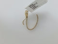 14k Yellow Gold Cadena Con Dije Diamante 4.3g