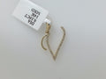 14k Yellow Gold Cadena Con Dije Diamante 4.6g