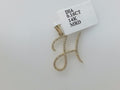 14k Yellow Gold Cadena Con Dije Diamante 6.7g