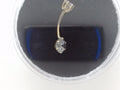 14k Yellow Gold Piercing 2g