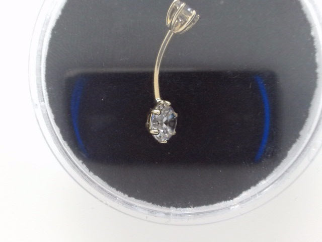 14k Yellow Gold Piercing 2g