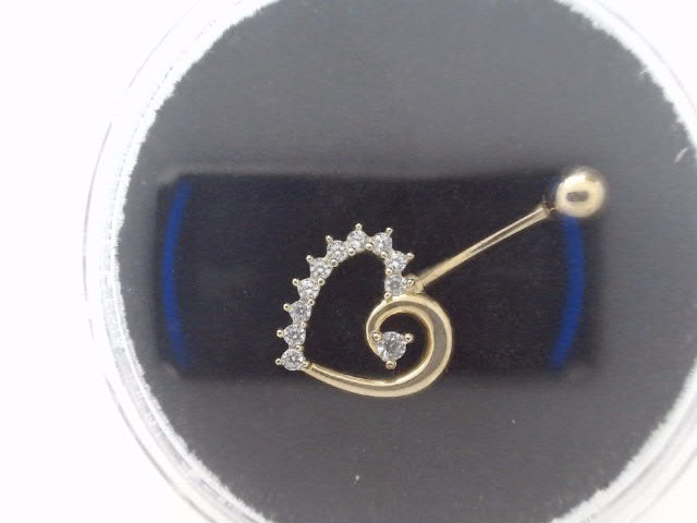 14k Yellow Gold Piercing 1.9g