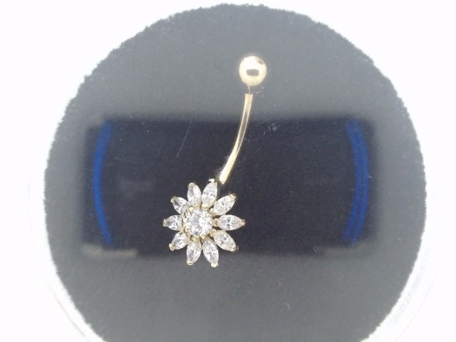 14k Yellow Gold Piercing 1.6g