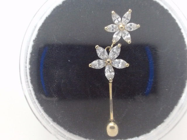 14k Yellow Gold Piercing 2.2g