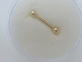 14k Yellow Gold Piercing 1.5g