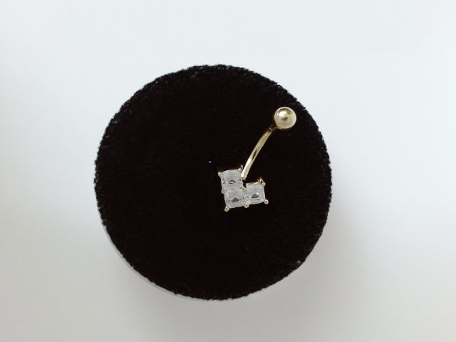 14k Yellow Gold Piercing 1.5g