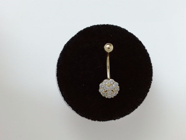 14k Yellow Gold Piercing 1.6g