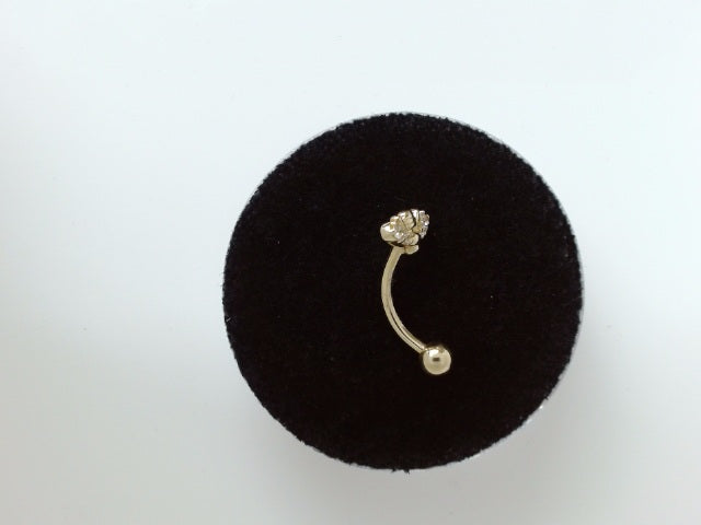 14k Yellow Gold Piercing 1.2g