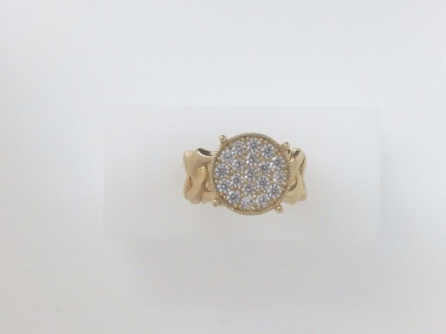 10k Yellow Gold Woman's Ring 4g