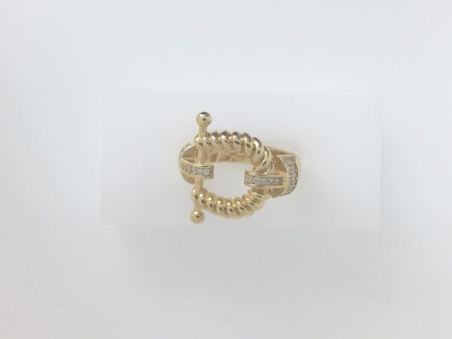 10k Yellow Gold Woman's Ring 3.1g