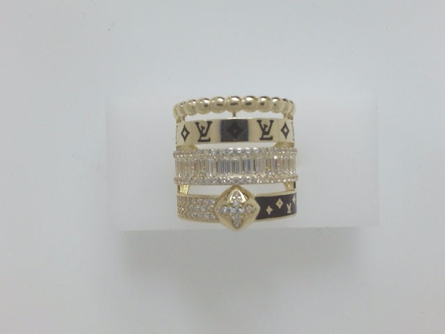 10k Yellow Gold Woman's Ring 5.7g