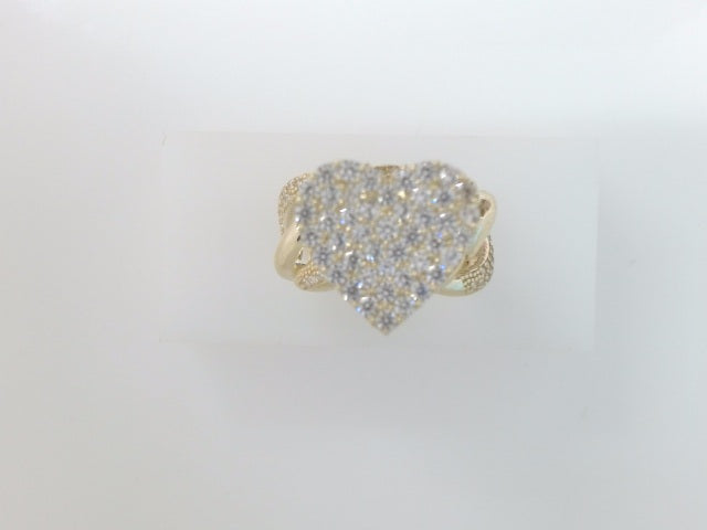 10k Yellow Gold Woman's Ring 8.1g