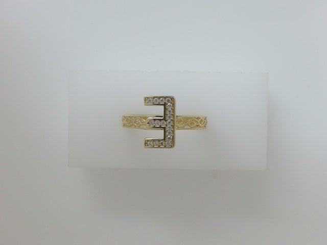 10k Yellow Gold Woman's Ring 2g