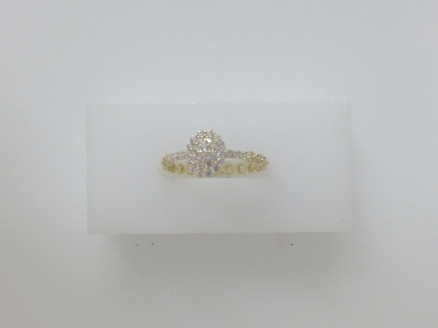 10k Yellow Gold Woman's Ring 1g
