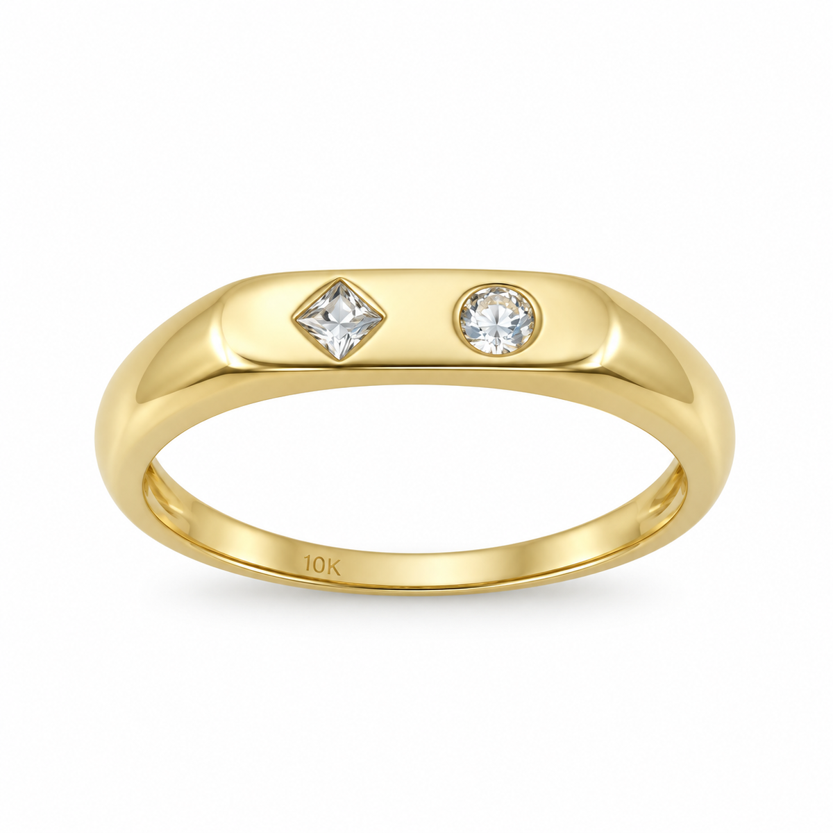 10k Yellow Gold Woman's Ring 1.2g