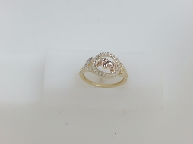 10k Yellow Gold Woman's Ring 2g